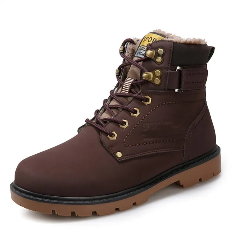 2019 Winter Ankle Boots Men Casual Shoes Lace-Up Autumn Leather Waterproof Work Tooling Mens Boots Military Army Botas 39-46
2019 Winter Ankle Boots Men Casual Shoes Lace-Up Autumn Leather Waterproof Work Tooling Mens Boots Military Army Botas 39-46