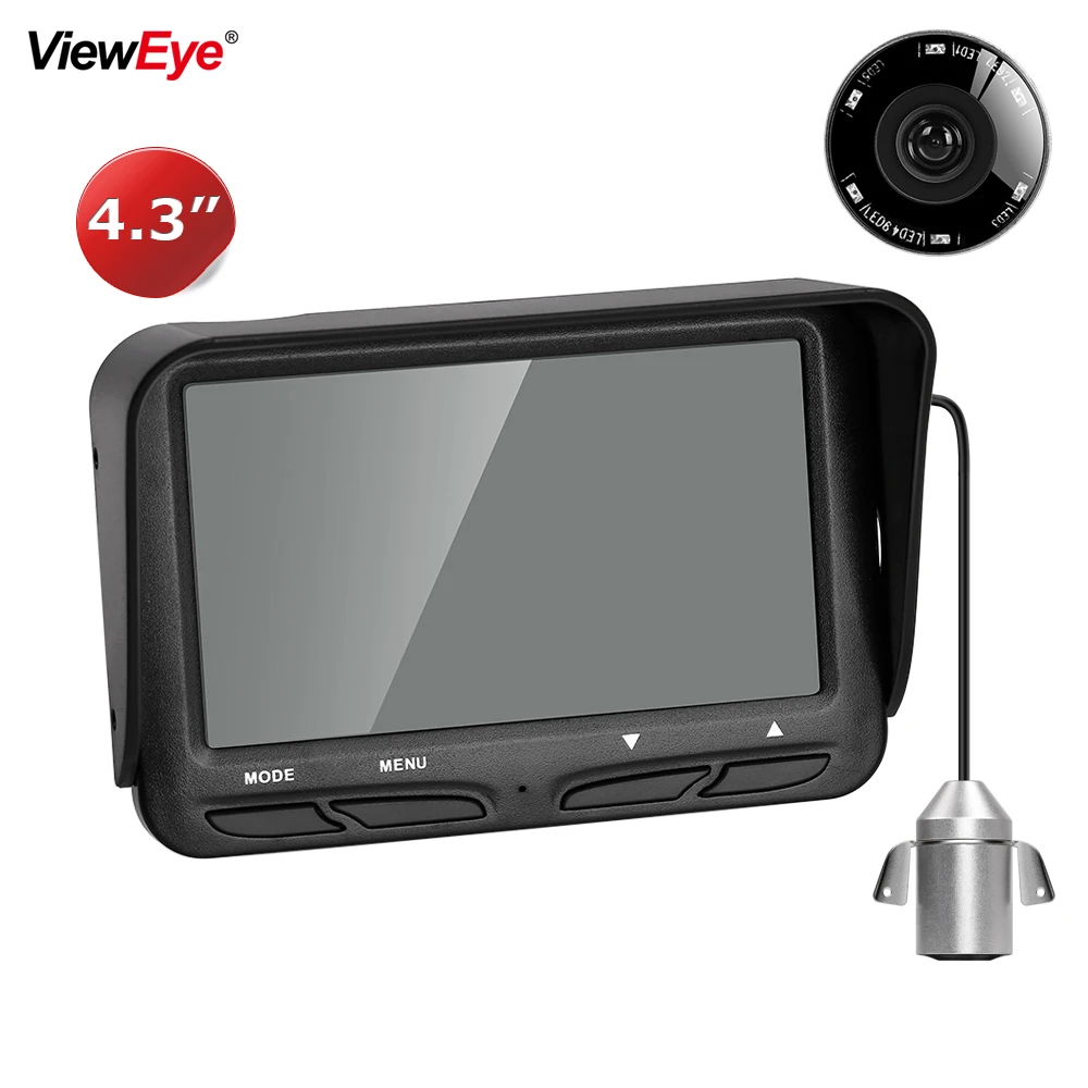 ViewEye Video Fish Finder 4.3 Inch Color Monitor 6 LED Infrared 1000TVL Underwater Camera Fishing Fishcam 30M Cable Night Vision
ViewEye Video Fish Finder 4.3 Inch Color Monitor 6 LED Infrared 1000TVL Underwater Camera Fishing Fishcam 30M Cable Night Vision