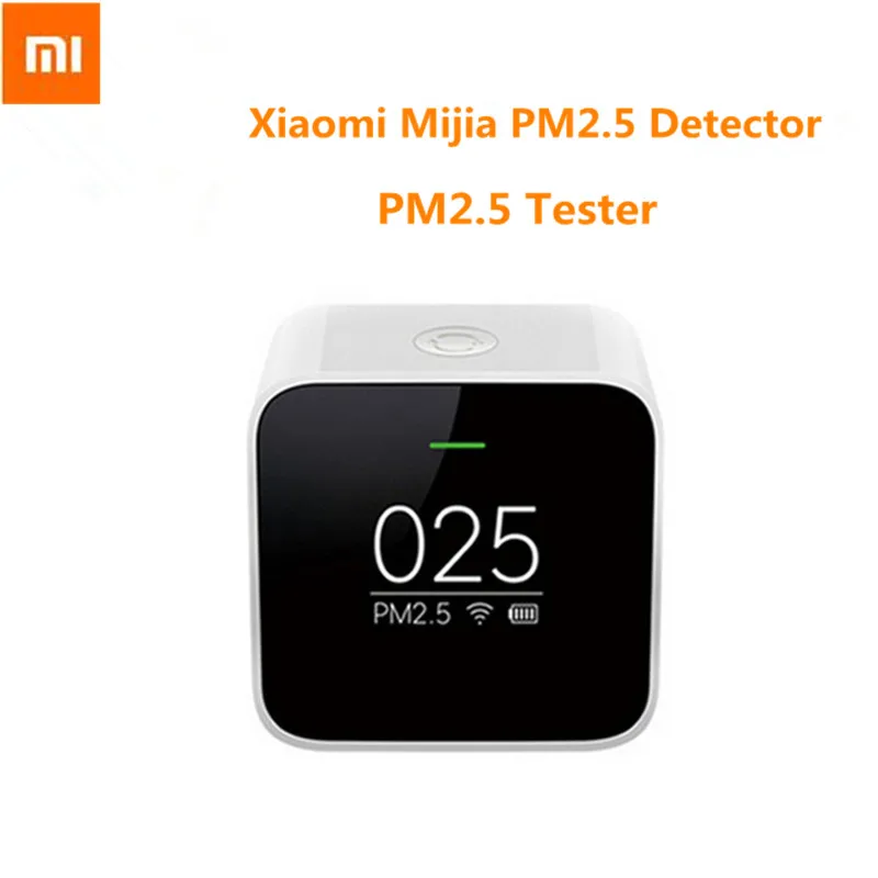Original Xiaomi Mijia PM2.5 Detector Xiaomi Air Quality Tester OLED Screen Smart Sensor Smart Control APP Adapt Mi Air Purifier 
Original Xiaomi Mijia PM2.5 Detector Xiaomi Air Quality Tester OLED Screen Smart Sensor Smart Control APP Adapt Mi Air Purifier