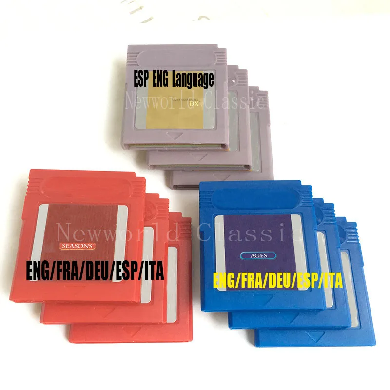 ENG/FRA/DEU/ESP/ITA Language for 32 Bit Console Legend Link's Awakening/Seasons/Ages Video Game Cartridge Card
ENG/FRA/DEU/ESP/ITA Language for 32 Bit Console Legend Link's Awakening/Seasons/Ages Video Game Cartridge Card