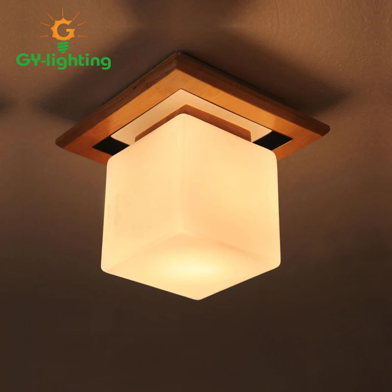 Ceiling Lights Wood LED Creative Ceiling Light Simple Aisle Terrace Square porch lamp lamparas de techo front door Lighting
Ceiling Lights Wood LED Creative Ceiling Light Simple Aisle Terrace Square porch lamp lamparas de techo front door Lighting