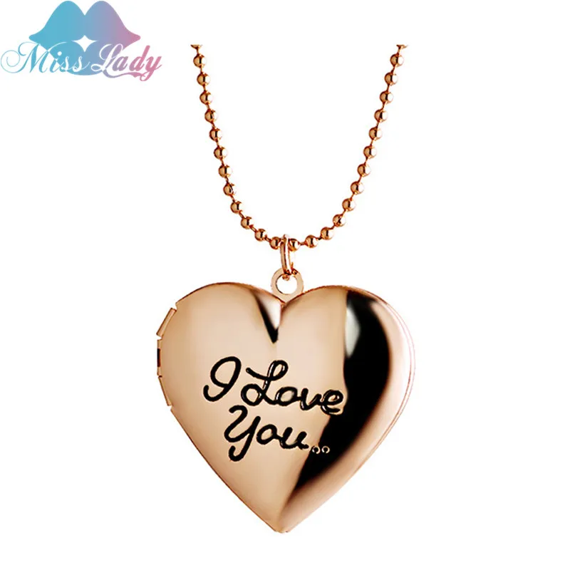Miss Lady I love You Words Floating Open Locket Pendant Necklace Gold/Sliver color Photo Jewelry Necklaces & Pendants MLY53N
Miss Lady I love You Words Floating Open Locket Pendant Necklace Gold/Sliver color Photo Jewelry Necklaces & Pendants MLY53N
