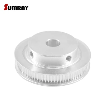 SUMRAY GT2 70T Timing Pulley Bore 6/8/10/12/15/20mm CNC Belt Pulley 7/11mm width Aluminium Pulley Wheel for Laser Machine
SUMRAY GT2 70T Timing Pulley Bore 6/8/10/12/15/20mm CNC Belt Pulley 7/11mm width Aluminium Pulley Wheel for Laser Machine