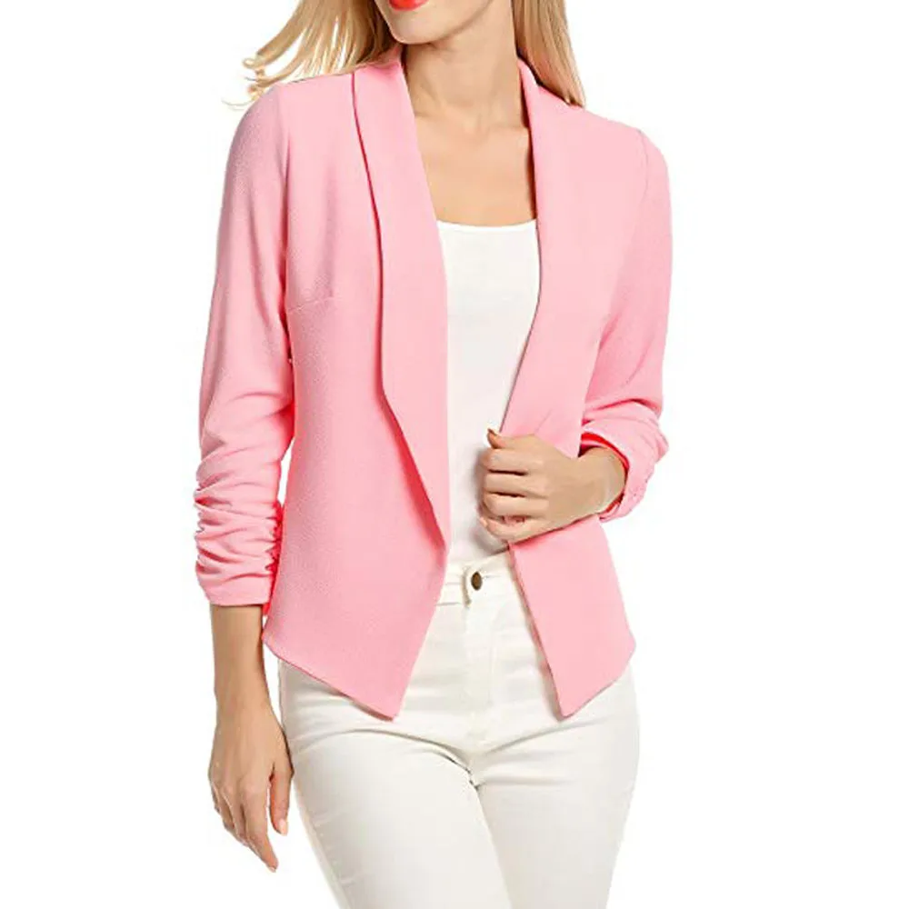 Women Work Office Coat 3/4 Sleeve Open Front Short Cardigan Suit Jacket Plus Size ongo Work Office Coat
Women Work Office Coat 3/4 Sleeve Open Front Short Cardigan Suit Jacket Plus Size ongo Work Office Coat