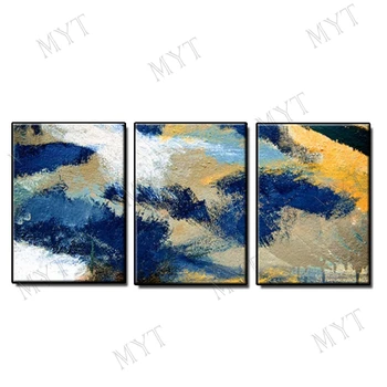 POP Modern Abstract deep blue fluid oil painting on Canvas 100% Handmade 3 pieces Art for living room Home Wall Decor no framed
POP Modern Abstract deep blue fluid oil painting on Canvas 100% Handmade 3 pieces Art for living room Home Wall Decor no framed