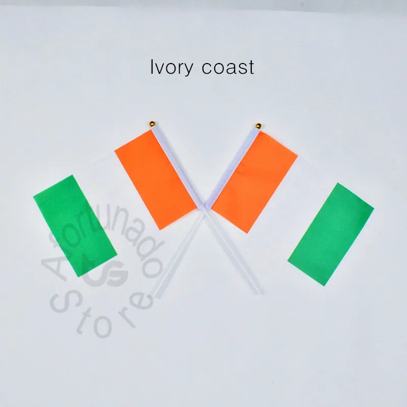 Ivory Coast Cote d'Ivoire 14*21cm Banner flag free shipping Hand waving National Flag for meet,Parade,party.Hanging,decoration
Ivory Coast Cote d'Ivoire 14*21cm Banner flag free shipping Hand waving National Flag for meet,Parade,party.Hanging,decoration