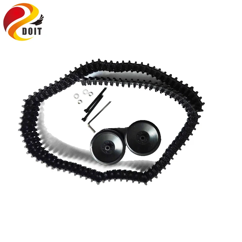 One Set Accessory for Tank Chassis Including 1pcs Plastic Track + 2pcs Bearing Wheel + Srew Tool for DIY
One Set Accessory for Tank Chassis Including 1pcs Plastic Track + 2pcs Bearing Wheel + Srew Tool for DIY