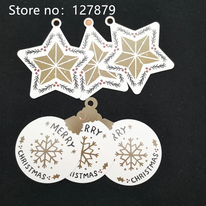 50pcs five-pointed star Christmas Gift Tags Paper Hang Tag Snowflake Christmas Tree Party Decoration DIY Label with Hemp String
50pcs five-pointed star Christmas Gift Tags Paper Hang Tag Snowflake Christmas Tree Party Decoration DIY Label with Hemp String