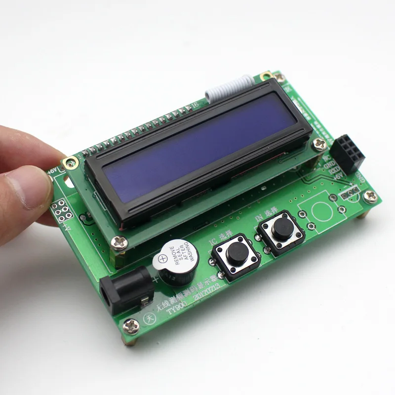 DC 12V Remote Control Frequency Meter Code Tester for Superheterodyne Receiver Module LCD Digital Display Testing Tools
DC 12V Remote Control Frequency Meter Code Tester for Superheterodyne Receiver Module LCD Digital Display Testing Tools