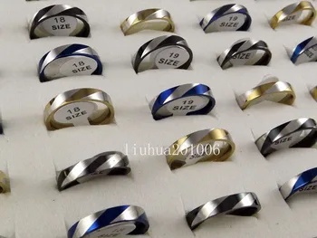 Wholesale 54 pcs Golden Blue Black Multi-color Fashion High Polished Comfort Stainless steel Rings
Wholesale 54 pcs Golden Blue Black Multi-color Fashion High Polished Comfort Stainless steel Rings