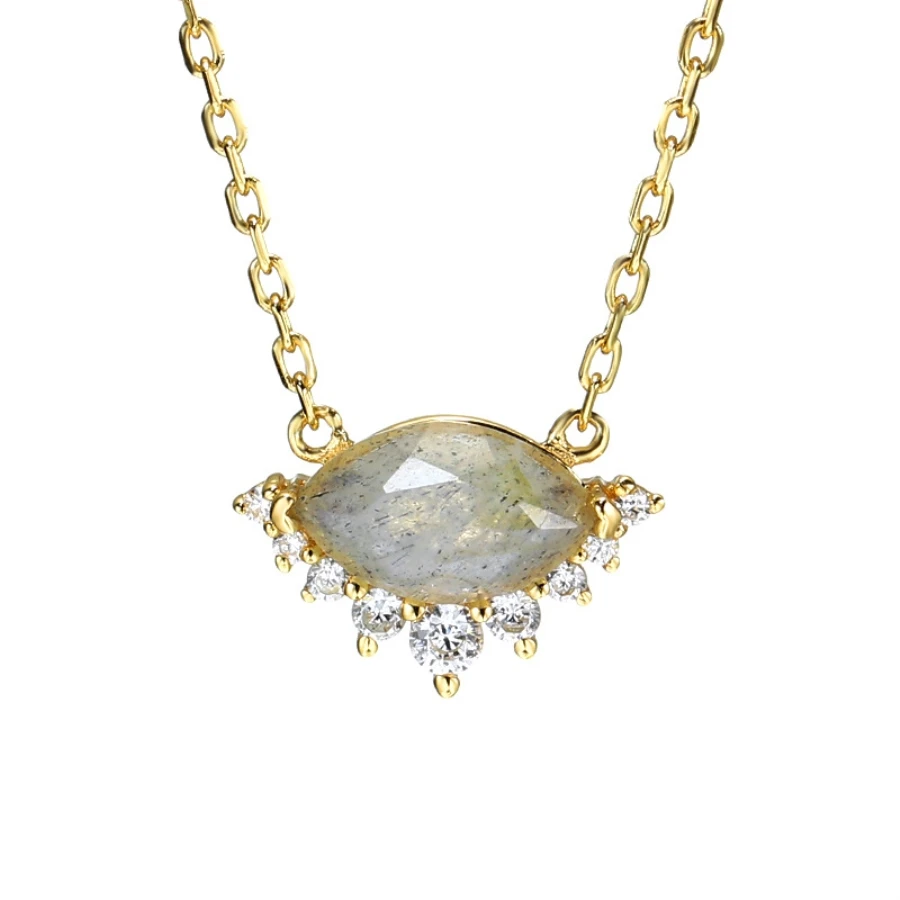 Natural Labradorite Necklace Pendants Oval Pendants Full of Cubia Zirconia Chains Choker for Women Gold Jewelry Bijoux brincos
Natural Labradorite Necklace Pendants Oval Pendants Full of Cubia Zirconia Chains Choker for Women Gold Jewelry Bijoux brincos