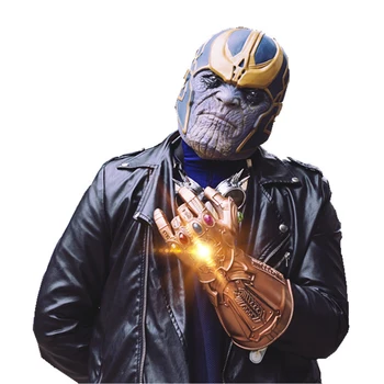 Thanos Infinity Gauntlet The Avengers Infinity War Movie Cosplay Accessories LED Light PVC Gloves Halloween Glow Party Supplies
Thanos Infinity Gauntlet The Avengers Infinity War Movie Cosplay Accessories LED Light PVC Gloves Halloween Glow Party Supplies