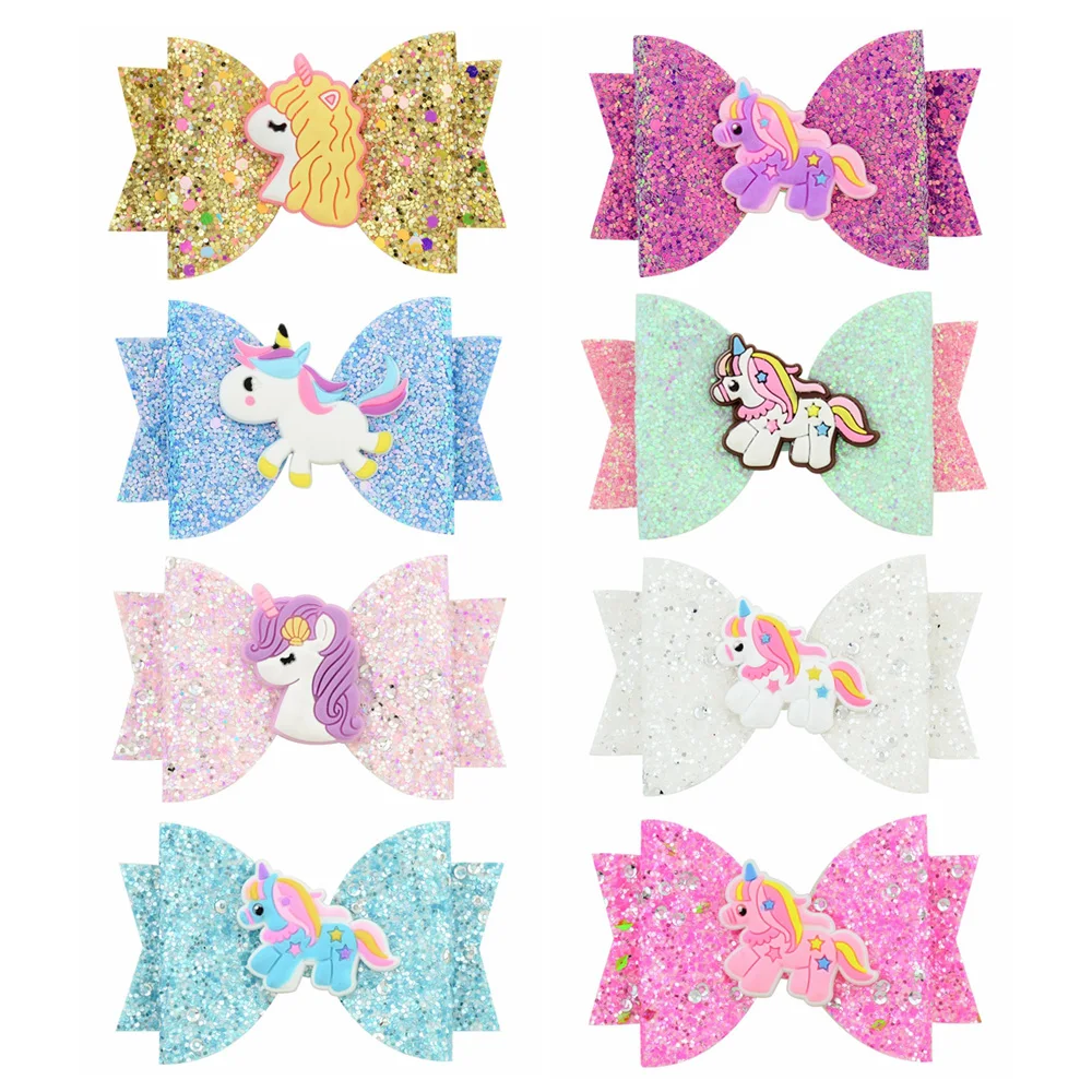 Princess Hairgrips Unicorn Glitter Hair Bows with Clip Dance Party Bow Hair Clip Girls Hair Accessories
Princess Hairgrips Unicorn Glitter Hair Bows with Clip Dance Party Bow Hair Clip Girls Hair Accessories