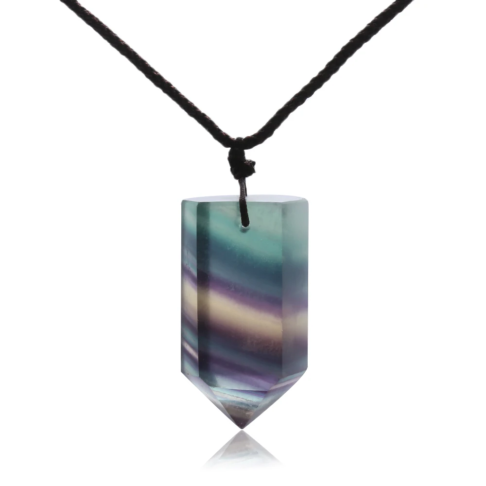 Random Color!! 1 Pcs Fashion Natural Fluorite Wand Pendant Necklace Chakra Healing Stone Crystal Necklace Collectibles Jewelry
Random Color!! 1 Pcs Fashion Natural Fluorite Wand Pendant Necklace Chakra Healing Stone Crystal Necklace Collectibles Jewelry