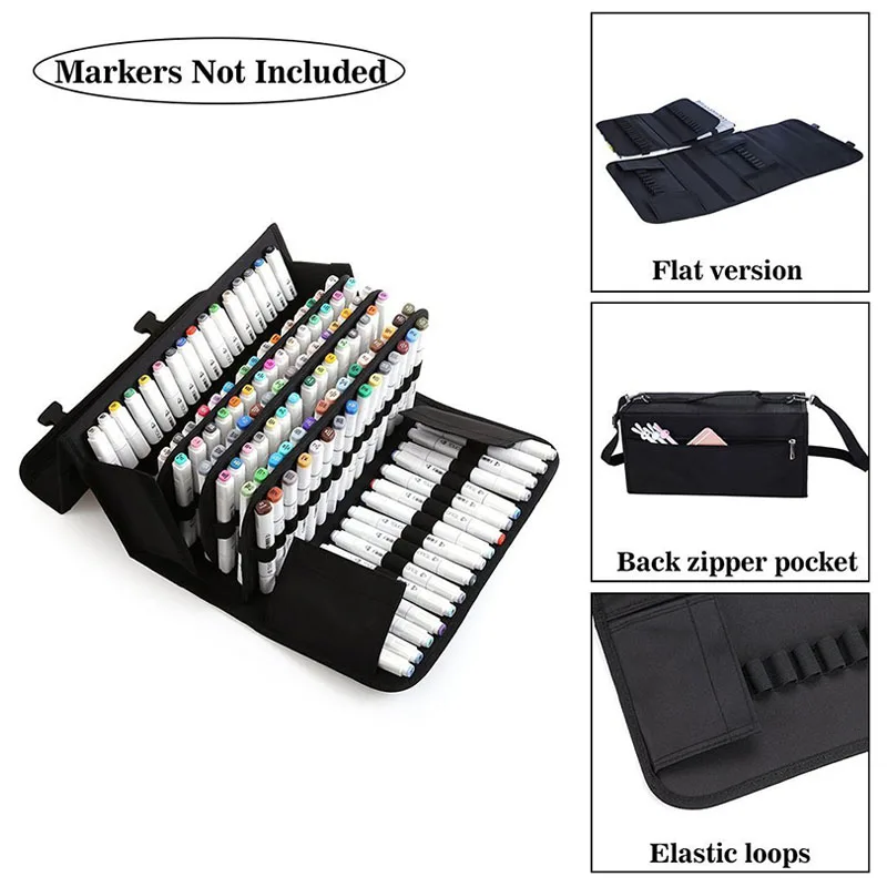 Premium Oxford 120 Slots Pencil Bag Marker Bag Portable School Pencils Case Large Capacity Pencil Bag Drawing Supplies
Premium Oxford 120 Slots Pencil Bag Marker Bag Portable School Pencils Case Large Capacity Pencil Bag Drawing Supplies