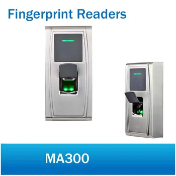 ZKTeco MA300 Metal IP65 Waterproof Fingerprint and 125K Rfid Card Access Control biometric reader time attendance