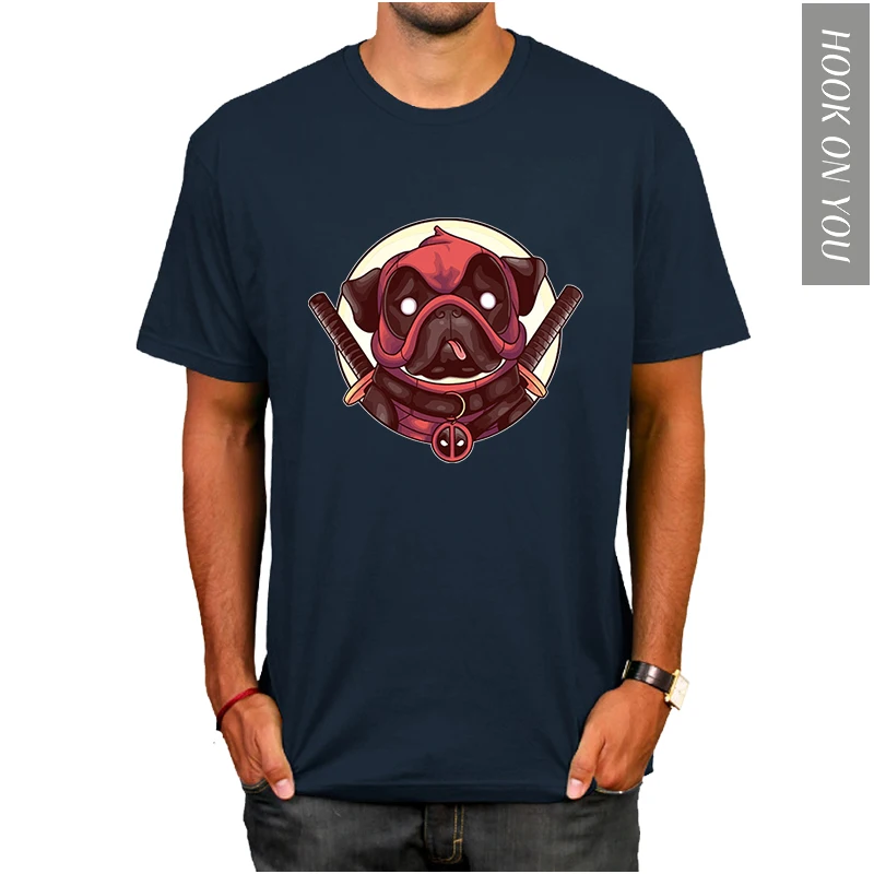 2017 Newest Men's Deadpool T shirt Fashion Punk Deadpool Pug Printed Men T-Shirts funny Design Funny tops tees
2017 Newest Men's Deadpool T shirt Fashion Punk Deadpool Pug Printed Men T-Shirts funny Design Funny tops tees