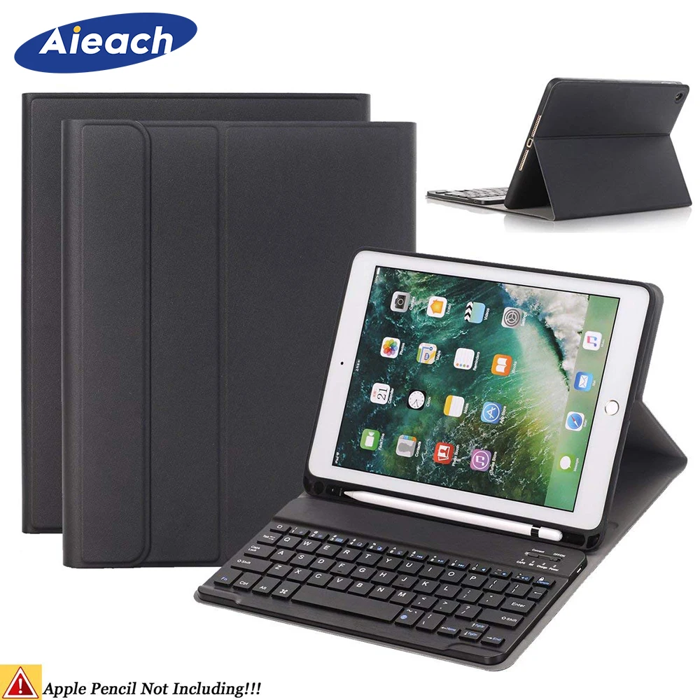 Bluetooth Wireless Keyboard Case For iPad 9.7 2018 6th With Pencil Holder Smart PU Leather Full Cover For iPad 9.7 2017 Case 5th
Bluetooth Wireless Keyboard Case For iPad 9.7 2018 6th With Pencil Holder Smart PU Leather Full Cover For iPad 9.7 2017 Case 5th
