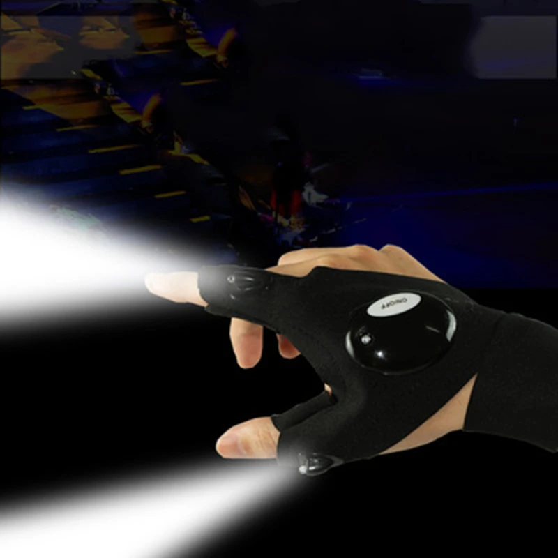 Black Outdoor Fishing Magic Strap Fingerless Glove LED Flashlight Torch Cover Survival Camping Hiking Rescue Tool
Black Outdoor Fishing Magic Strap Fingerless Glove LED Flashlight Torch Cover Survival Camping Hiking Rescue Tool