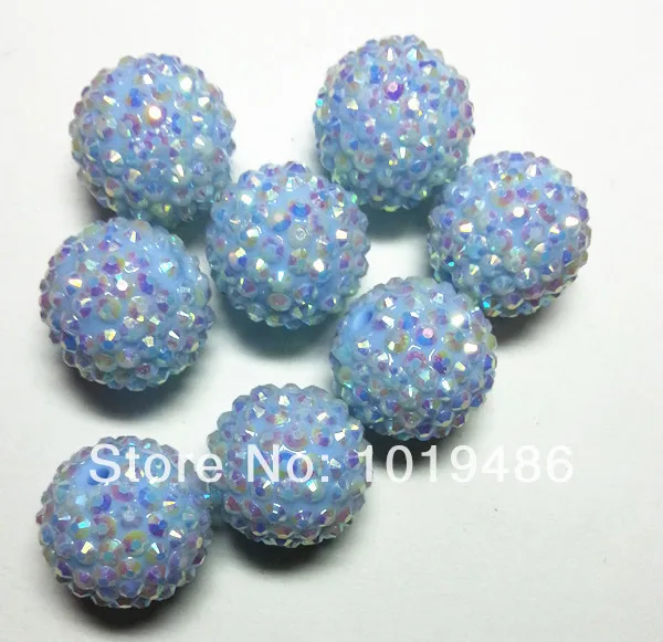 20MM soft blue color 100pcs / lot Chunky AB Resin Rhinestone Beads,Bling Resin Ball Beads, for Chunky Necklace
20MM soft blue color 100pcs / lot Chunky AB Resin Rhinestone Beads,Bling Resin Ball Beads, for Chunky Necklace
