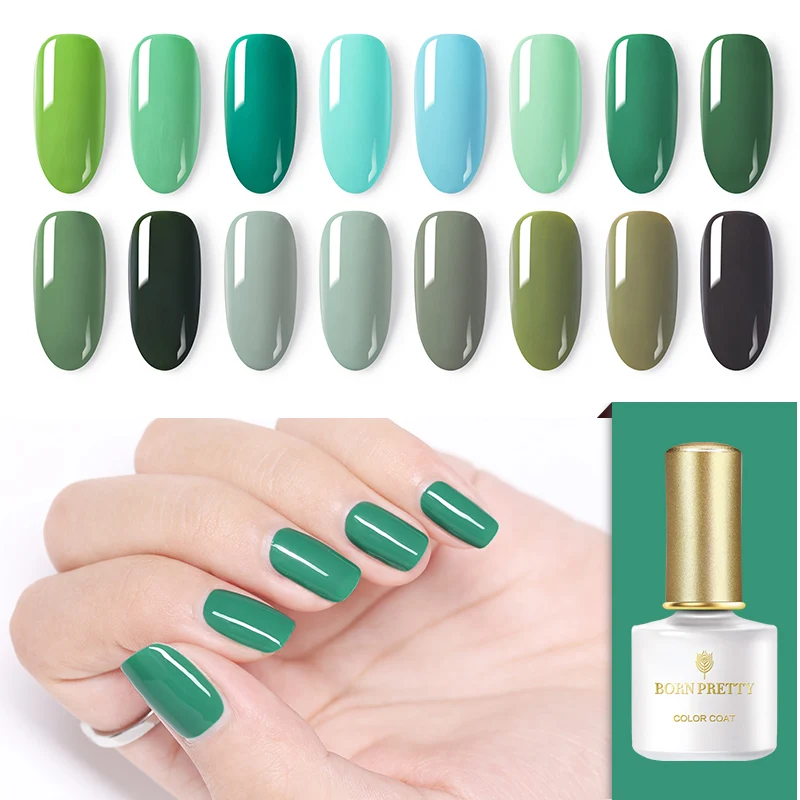 BORN PRETTY Pure Series Gel Nail Polish Green Nail Color Soak Off Nail Art UV Gel Varnish 6ml Manicure DIY Nail Art Design
BORN PRETTY Pure Series Gel Nail Polish Green Nail Color Soak Off Nail Art UV Gel Varnish 6ml Manicure DIY Nail Art Design