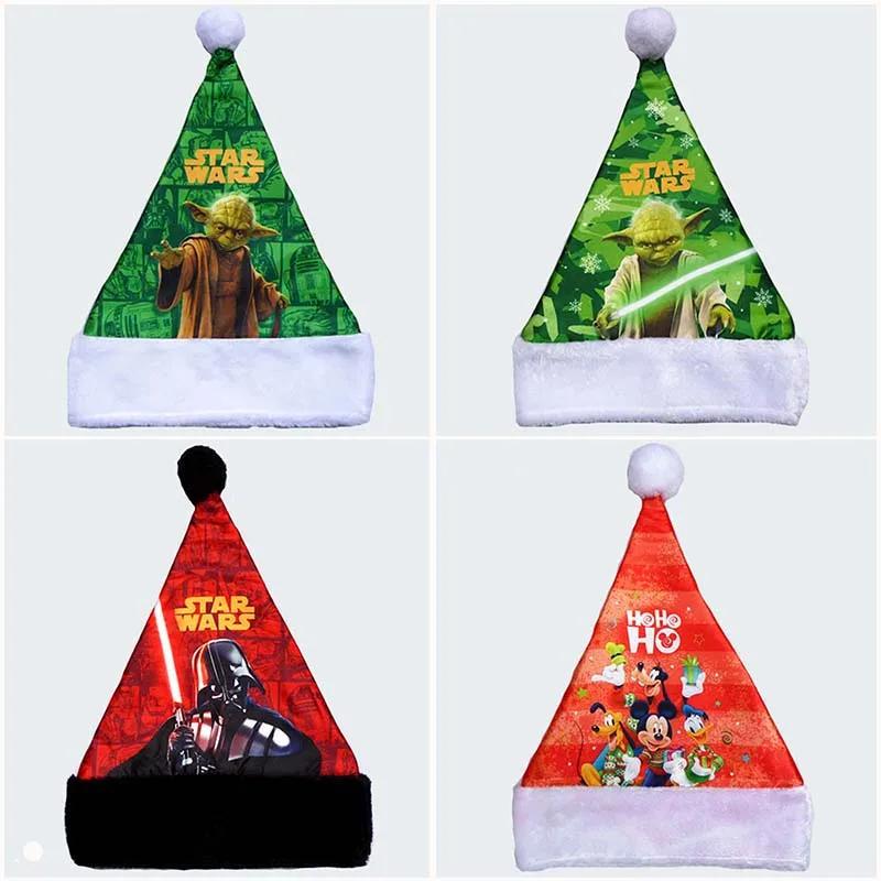 Kid adult merry christmas cartoon plush satin hats princess minnie mouse star wars children Christmas Hat gift Santa Claus hat
Kid adult merry christmas cartoon plush satin hats princess minnie mouse star wars children Christmas Hat gift Santa Claus hat