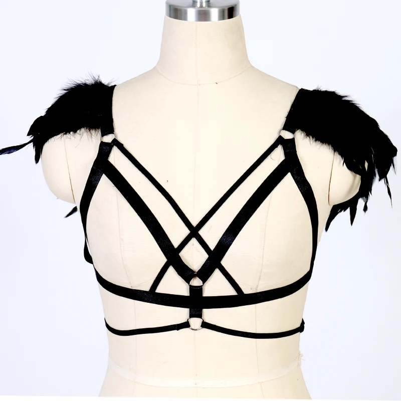 Goth Feather Wings боди с эполетами через плечо Vintag прозрачный бюстгальтер ангельские крылья из перьев BurningMan Midnig Wear Свадебный бюстгальтер
Goth Feather Wings боди с эполетами через плечо Vintag прозрачный бюстгальтер ангельские крылья из перьев BurningMan Midnig Wear Свадебный бюстгальтер