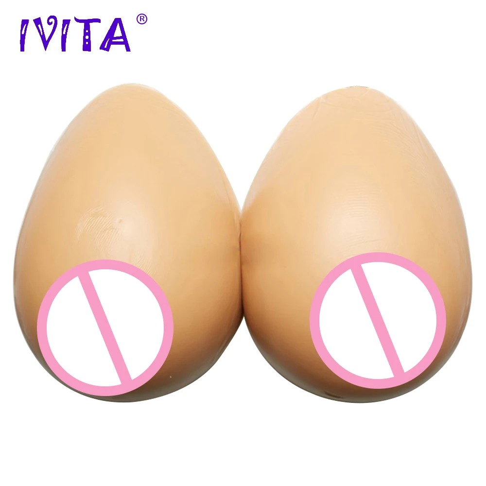 

IVITA 3600g Huge Fake Boobs Realistic Silicone Breast Forms For Sexy Crossdresser Drag Queen Shemale Transgender Mastectomy Gift