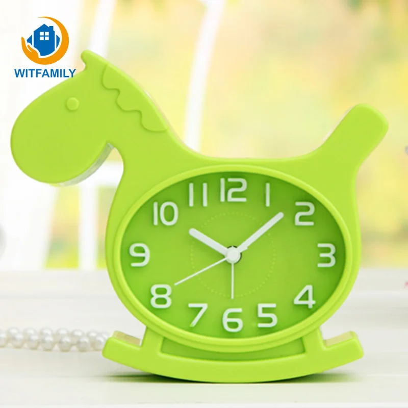Cartoon Shape Alarm Clock Children Desk Clock Needle Plastic Mute Desktop Watch Cute Mini Horse Home Decorate Table Watch Child
Cartoon Shape Alarm Clock Children Desk Clock Needle Plastic Mute Desktop Watch Cute Mini Horse Home Decorate Table Watch Child