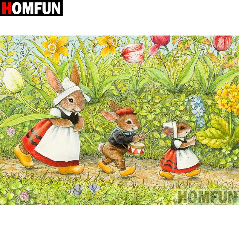 HOMFUN 5D DIY Diamond Painting Full Square/Round Drill "Cartoon rabbit" Embroidery Cross Stitch gift Home Decor Gift A09337
HOMFUN 5D DIY Diamond Painting Full Square/Round Drill "Cartoon rabbit" Embroidery Cross Stitch gift Home Decor Gift A09337