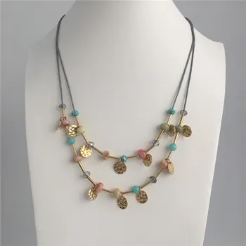 TRENDY WOMEN NECKLACE GOLD ROUND DISC WITH BEAD STRAND GREY CORD LAYAT NECKLACE FOR WOMEN GIRL
TRENDY WOMEN NECKLACE GOLD ROUND DISC WITH BEAD STRAND GREY CORD LAYAT NECKLACE FOR WOMEN GIRL