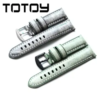 TOTOY Handmade Ghost Italy Leather Watchbands, 20MM 22MM Soft Wax Retro Leather Strap, Fast Felivery
TOTOY Handmade Ghost Italy Leather Watchbands, 20MM 22MM Soft Wax Retro Leather Strap, Fast Felivery