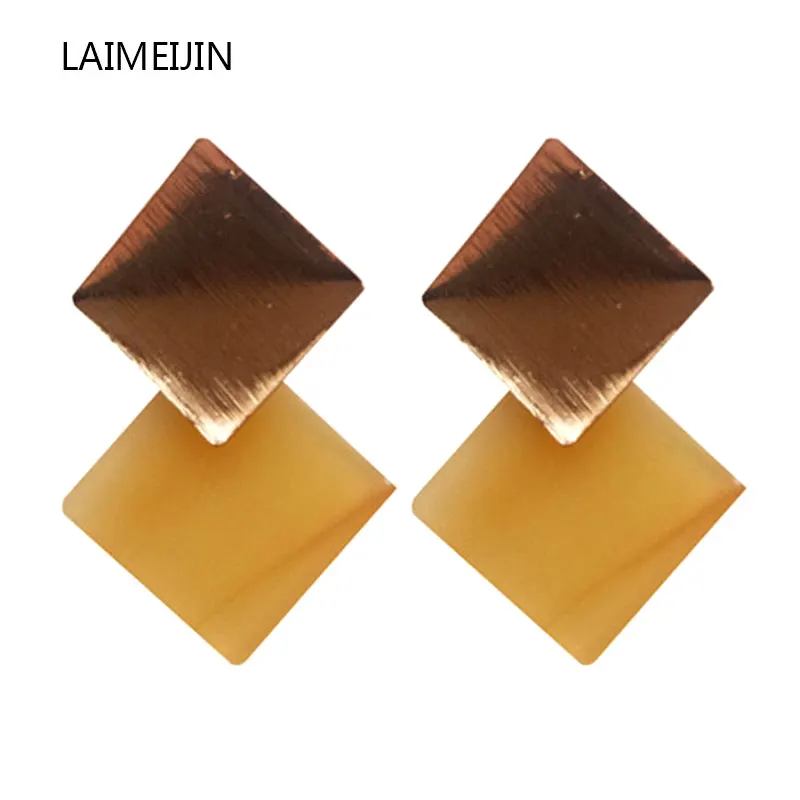Women Jewelry Elegant Simple Geometric Earrings Stud Earrings Female Trendy Square Acrylic Earrings Wedding Earrings Accessories
Women Jewelry Elegant Simple Geometric Earrings Stud Earrings Female Trendy Square Acrylic Earrings Wedding Earrings Accessories