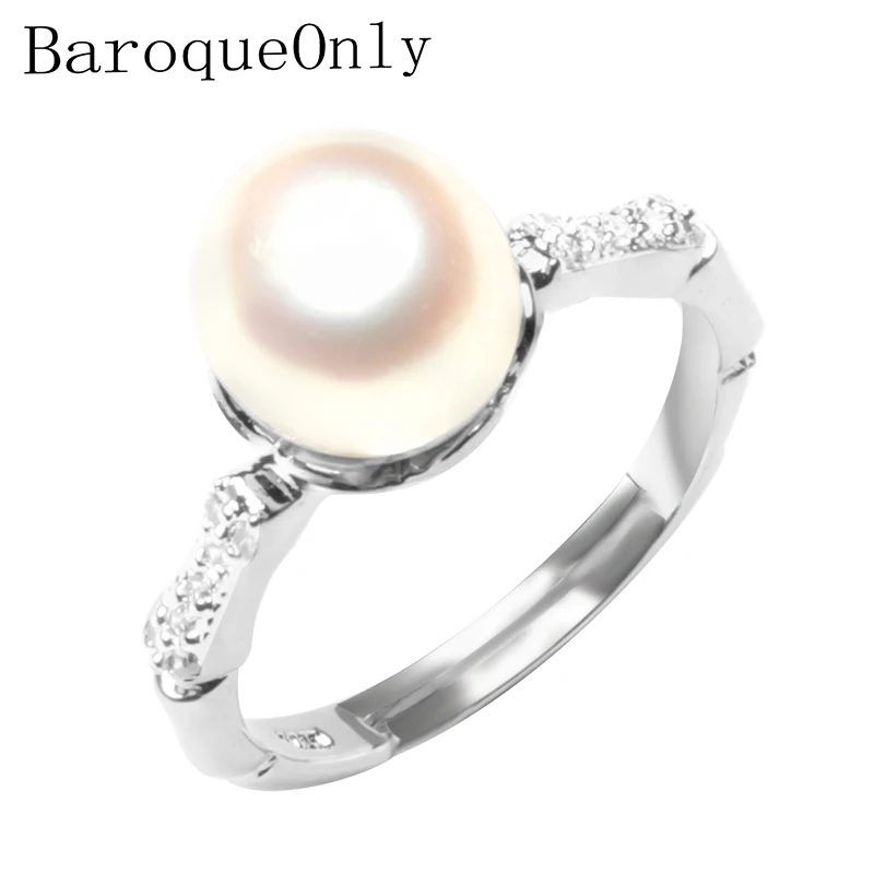 BaroqueOnly 925 Sterling Silver ring natural pearl multi color Jewelry Adjustable Rings zircon 8.5-9mm wedding party RAY
BaroqueOnly 925 Sterling Silver ring natural pearl multi color Jewelry Adjustable Rings zircon 8.5-9mm wedding party RAY