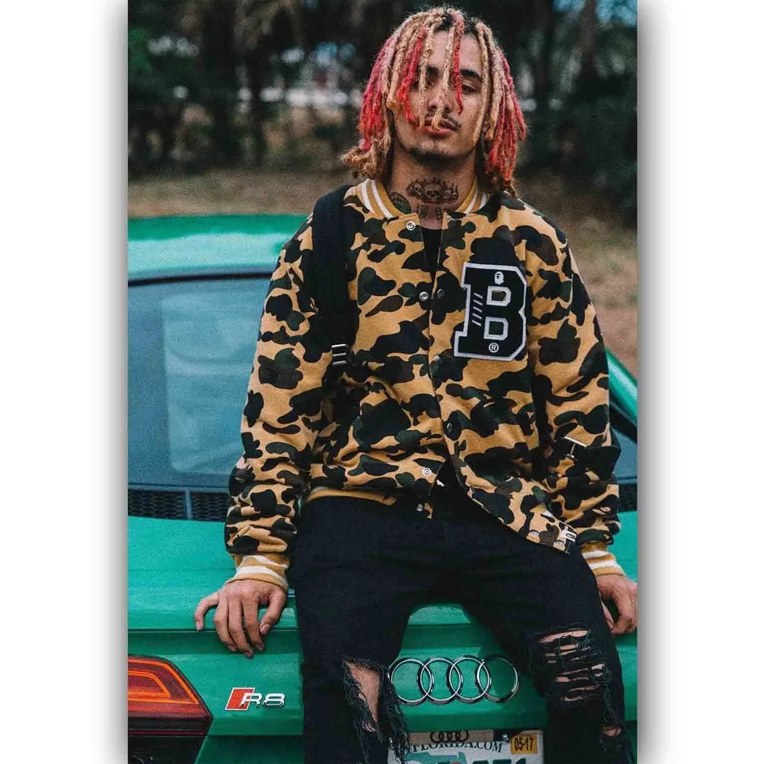 Custom Smokepurpp and Lil Pump Silk Poster Wall Decor