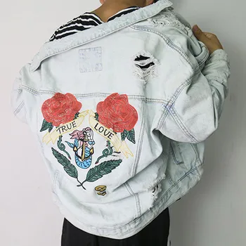 MCCKLE Man's Floral Embroidery Ripped Holes Jackets 2018 Autumn Fashion Harajuku Men Denim Coats Male Casual Loose Tops Outwear
MCCKLE Man's Floral Embroidery Ripped Holes Jackets 2018 Autumn Fashion Harajuku Men Denim Coats Male Casual Loose Tops Outwear