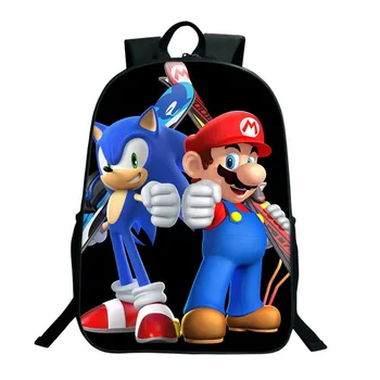 2019 New Anime Super Mario Backpacks For Teenagers Girls Boys Cartoon Sonic School Bags Toddlers School Backpacks School Gifts
2019 New Anime Super Mario Backpacks For Teenagers Girls Boys Cartoon Sonic School Bags Toddlers School Backpacks School Gifts