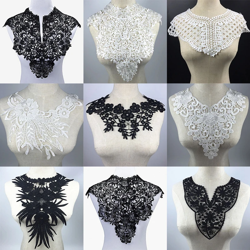 1Pcs White Black Fine Venise Lace Fabric Dress Applique Blouse Sewing Trims DIY Neckline Collar Costume Decoration Accessories
1Pcs White Black Fine Venise Lace Fabric Dress Applique Blouse Sewing Trims DIY Neckline Collar Costume Decoration Accessories