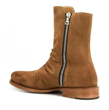men winter boots leather boots gentlemen Suede Leather man boots shoes ankle booties ancient style zip up low heel boots
men winter boots leather boots gentlemen Suede Leather man boots shoes ankle booties ancient style zip up low heel boots