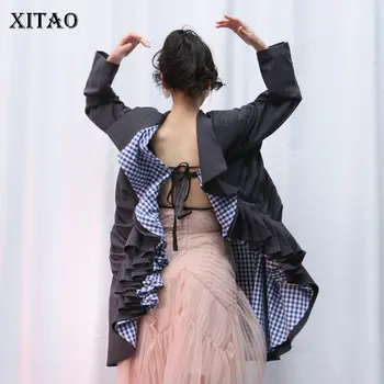 XITAO Design Backless Pleated Blazer Women Korea Fashion Notched Collar Plaid Single Breasted Plus Size 2019 Wild Joker WBB4531
XITAO Design Backless Pleated Blazer Women Korea Fashion Notched Collar Plaid Single Breasted Plus Size 2019 Wild Joker WBB4531