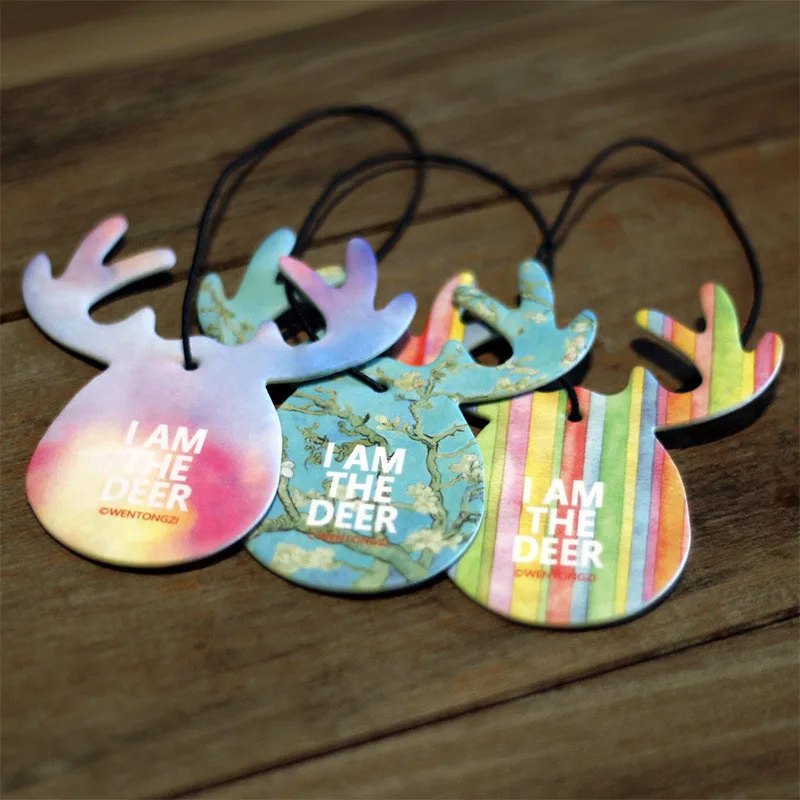 Car Hanging Perfume Air Freshener Cute Antlers Fragrance Papers Decor Tools Car Interior Decoration Auto Car Styling
Car Hanging Perfume Air Freshener Cute Antlers Fragrance Papers Decor Tools Car Interior Decoration Auto Car Styling