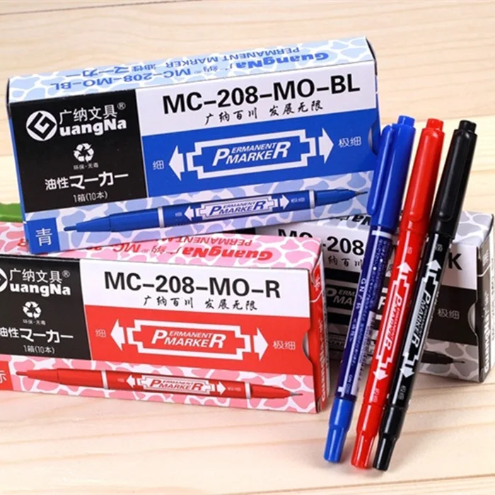 1pcs Small Double-headed marker pen Two written lines Mark Oily Optical Disc Glass Ceramic plastic marker
1pcs Small Double-headed marker pen Two written lines Mark Oily Optical Disc Glass Ceramic plastic marker