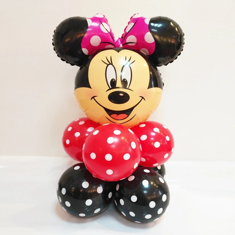 10pcs/lot Cute Mickey Minnie Mouse Upright Foil balloons baby shower party 10inch latex helium Globos Birthday Party Decoration
10pcs/lot Cute Mickey Minnie Mouse Upright Foil balloons baby shower party 10inch latex helium Globos Birthday Party Decoration
