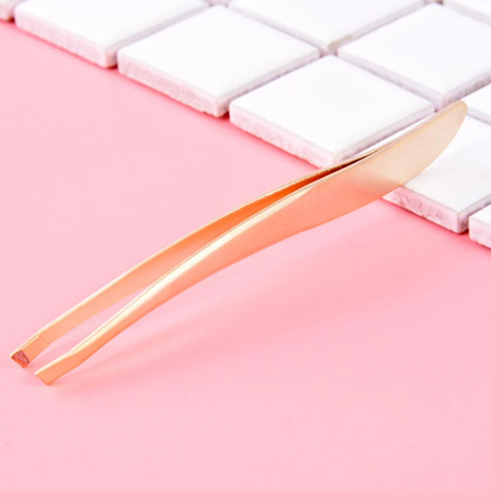 Gold Stainless Steel Epilation 1PC Angled Slanted Eyebrow Tweezer Hair Removal Clip Trimmer Cosmetic Face Beauty Makeup Tool
Gold Stainless Steel Epilation 1PC Angled Slanted Eyebrow Tweezer Hair Removal Clip Trimmer Cosmetic Face Beauty Makeup Tool
