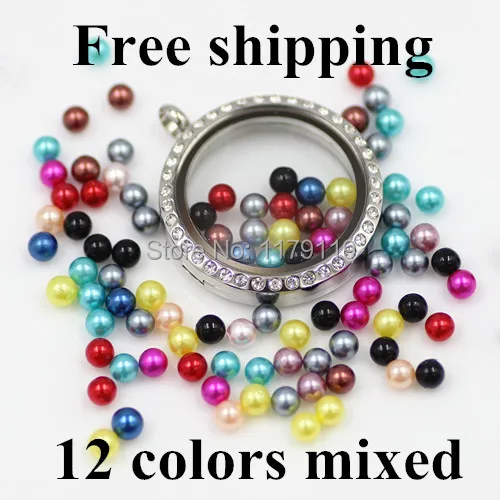 Fashion 100pcs/lot Mixed ABS Simulated pearl charms Imitation Pearl Round Beads for Living Memory lockets Wholesale
Fashion 100pcs/lot Mixed ABS Simulated pearl charms Imitation Pearl Round Beads for Living Memory lockets Wholesale