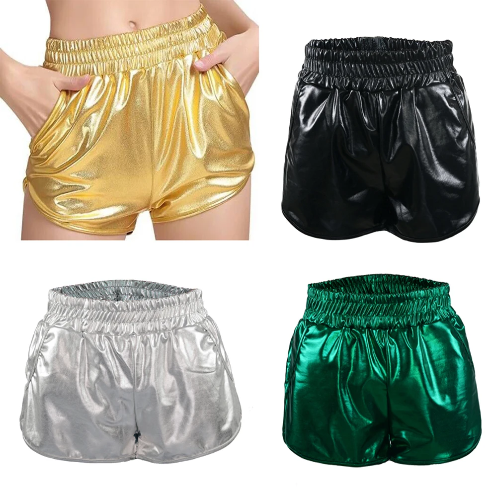 Plus Size Summer Faux PU Leather Casual Women Fashion Shorts Elastic High Waist Workout Loose Women's Sportwear Pocket Shorts XL
Plus Size Summer Faux PU Leather Casual Women Fashion Shorts Elastic High Waist Workout Loose Women's Sportwear Pocket Shorts XL