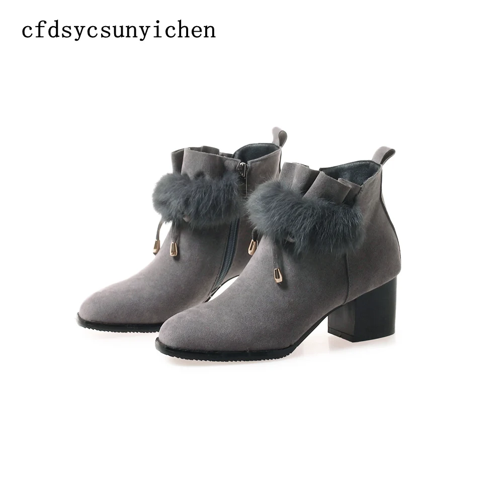 Hot sale Black Green Gray Women Ankle Boots Ladies Dress Shoes Square Heels BA-HFL-2511 Plus Big Size 10
Hot sale Black Green Gray Women Ankle Boots Ladies Dress Shoes Square Heels BA-HFL-2511 Plus Big Size 10