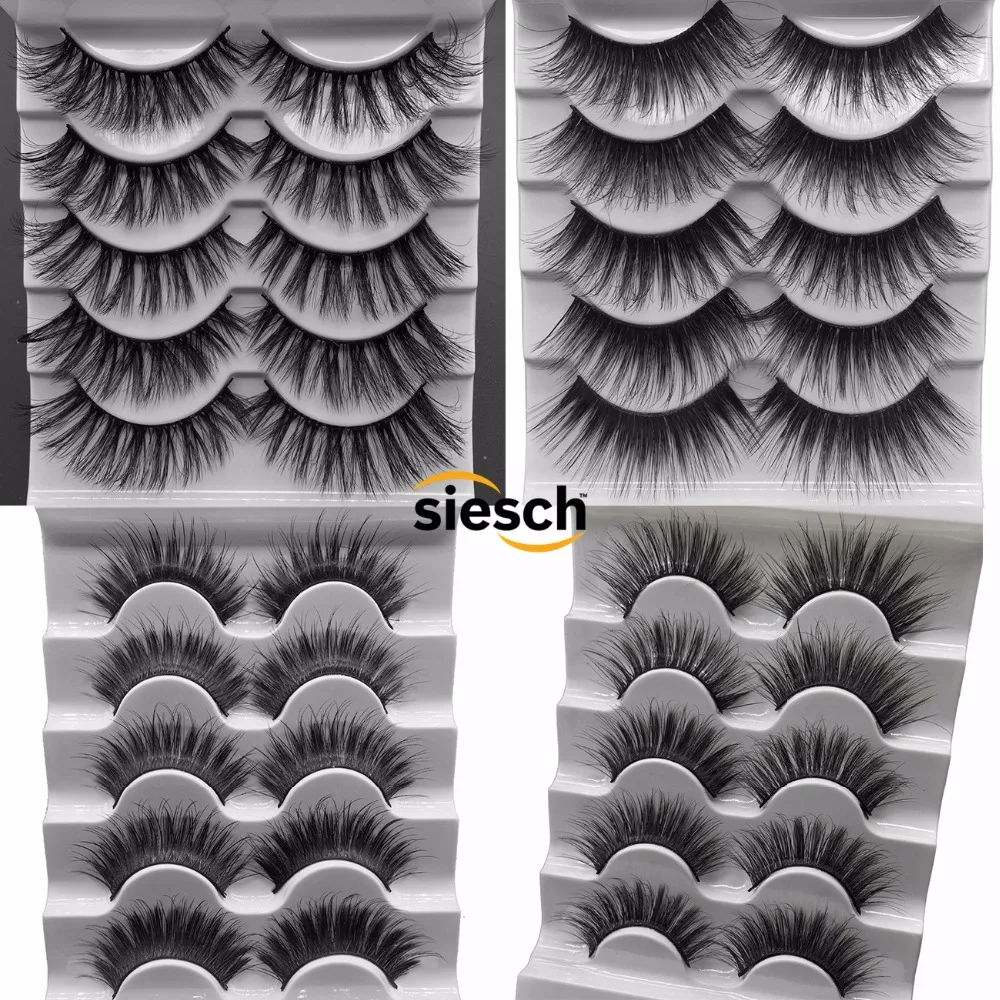 5 Pairs Mink Hair Handmade 3d Mink False Eyelashes Natural Cross Long Fake Eye Lashes Extension Wispy Soft Individual Eyelashes
5 Pairs Mink Hair Handmade 3d Mink False Eyelashes Natural Cross Long Fake Eye Lashes Extension Wispy Soft Individual Eyelashes