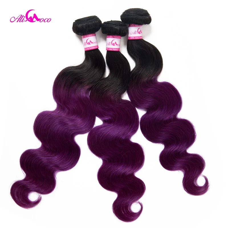 Ali Coco Brazilian Body Wave Hair Extensions 3 Bundle Deal 1B/Purple Color Remy Hair 8-30 Inch Human Hair Weave Bundles
Ali Coco Brazilian Body Wave Hair Extensions 3 Bundle Deal 1B/Purple Color Remy Hair 8-30 Inch Human Hair Weave Bundles