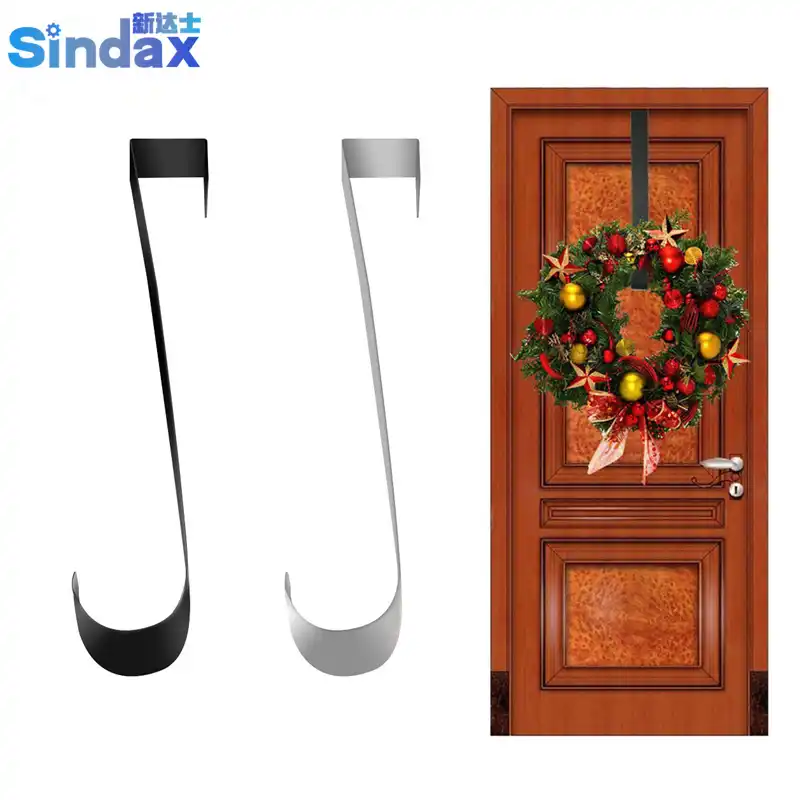 Christmas Wreath Hook Hanger Over Door Christmas 15 Metal Wreath